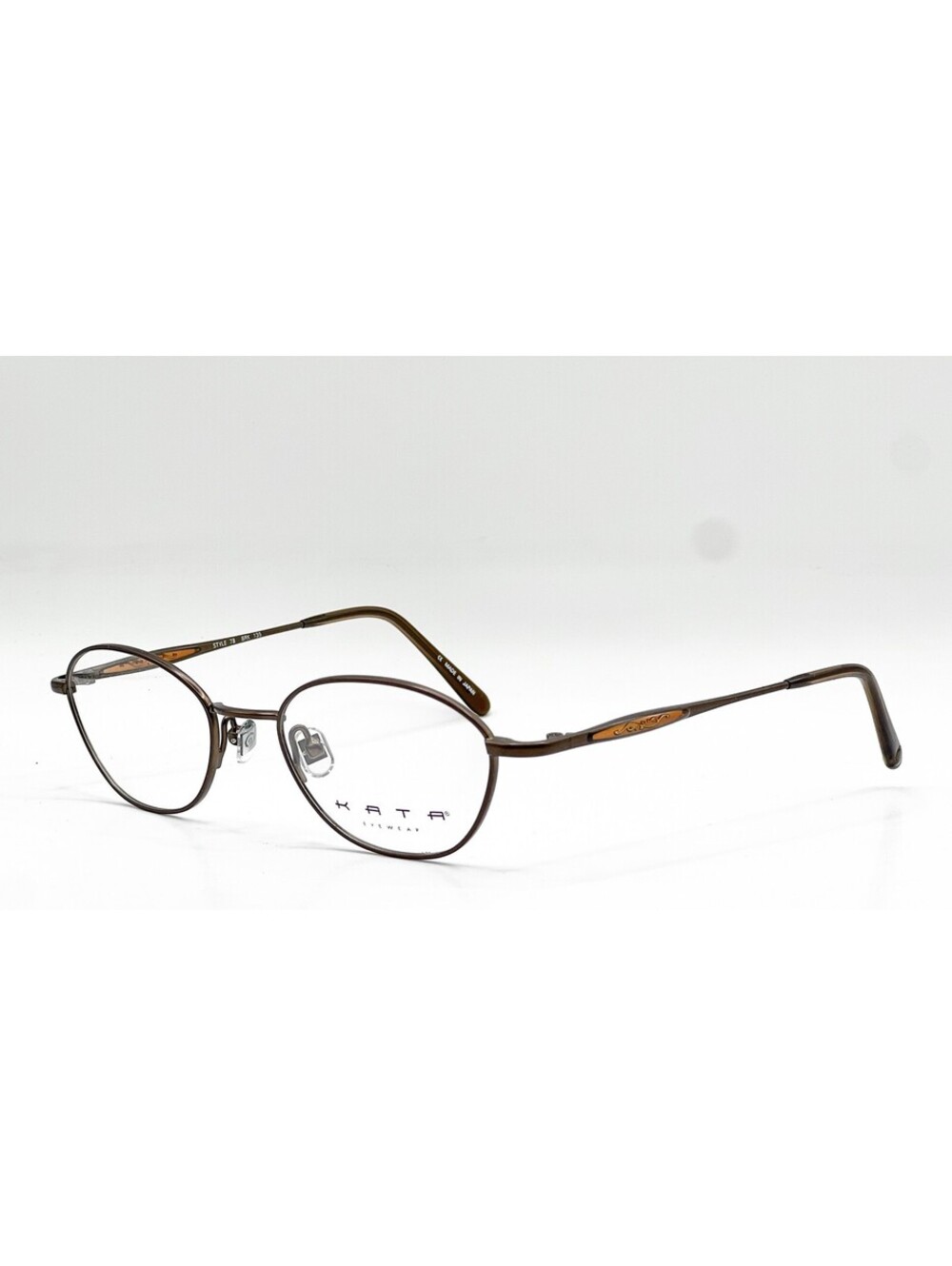 Kata Eyewear Style 78 Brk Brown Authentic Eyeglasses 51-19-135